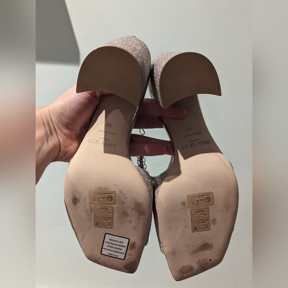 Jimmy Choo Crystal Embellished Sandals - Picture 5 of 8